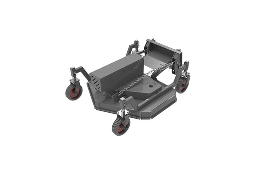 Hydraulic Finishing Mower for Compact Loader, 48 Inch, Height Adjustable Lawn Mowing Attachment