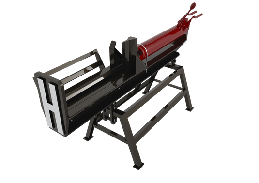 25 Ton Hydraulic Log Splitter for Compact Loader, Inverted Wood Splitting Attachment