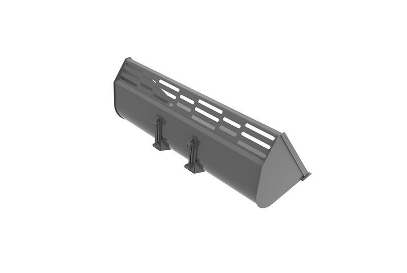 Chargez l'image dans la visionneuse de la galerie, Light Material Bucket for Compact Loader, 78 Inch 1.1 Cu Yd, Snow Mulch Chip Attachment
