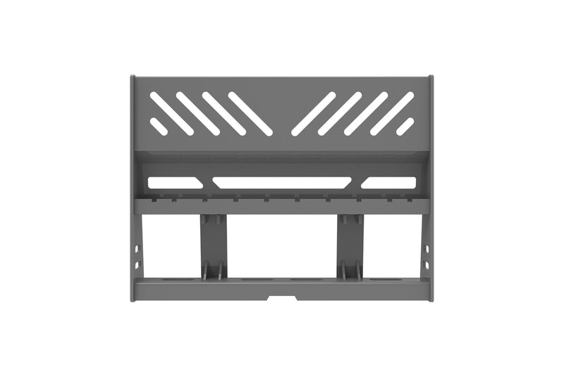 Indlæs billede i Gallery Viewer, Compact Loader Pallet Forks, 34-38 Inch Frame, 1000-1500 kg Adjustable Fork Attachment
