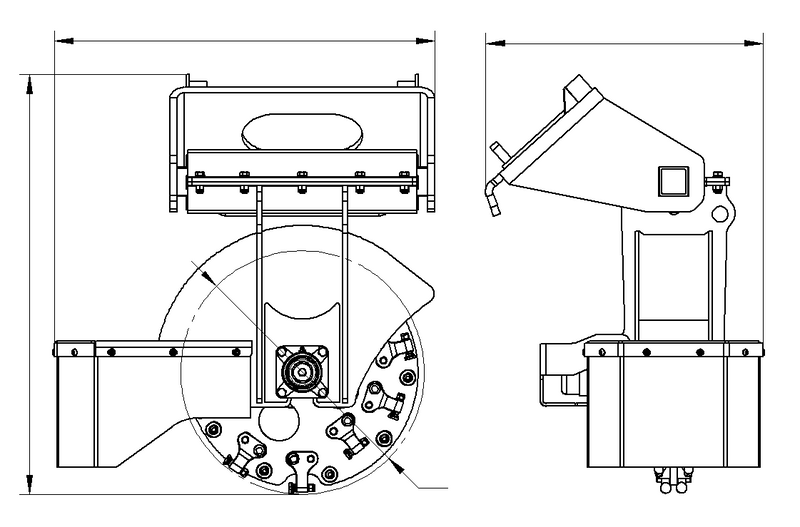 Load image into Gallery viewer, Compact Loader Stump Grinder
