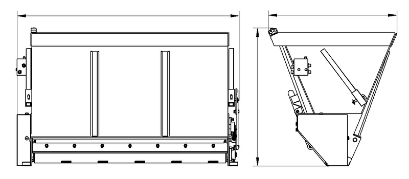 Load image into Gallery viewer, Hydraulic Salt Spreader Attachment for Avant 300-700 Compact Loader Sand Gritting
