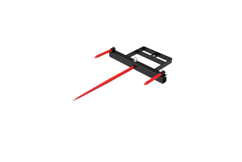 Chargez l'image dans la visionneuse de la galerie, Clamp-On Bale Spear for Loader Bucket, Heavy Duty Hay Fork Attachment with Stabilizer Spears
