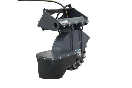 Mini Skid Steer Stump Grinder 22 Inch Hydraulic Heavy Duty Tree Stump Removal Attachment