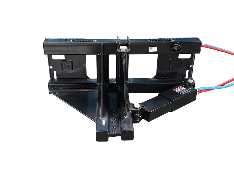 Load image into Gallery viewer, Skid Steer Hydraulic Tree Stump Fence Post Puller Attachment 1360kg Clamping Force
