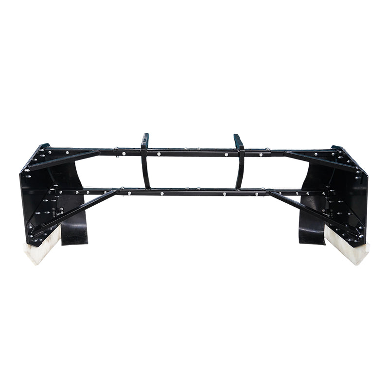 Load image into Gallery viewer, Skid Steer Snow Pusher Attachment with Hydraulic Angle, Adjustable Width 96"-108"  2-in-1 Snow Pusher &amp; Collector
