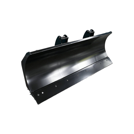 Skid Steer Snow Pusher Attachment with Hydraulic Angle, Adjustable Width 96"-108"  2-in-1 Snow Pusher & Collector