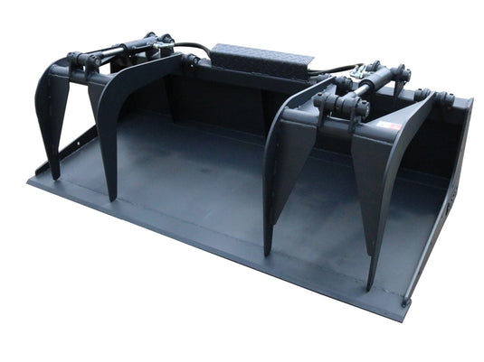 Avant 300 700 Hydraulic Grapple Bucket Compact Loader Dual Cylinder Scrap Debris Attachment