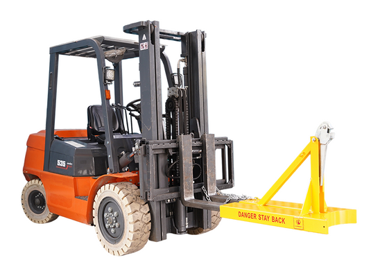 Parrot Beak Forklift Drum Lifter, 1000kg, Fits Steel & Plastic 205L Drums, Forklift Attachment
