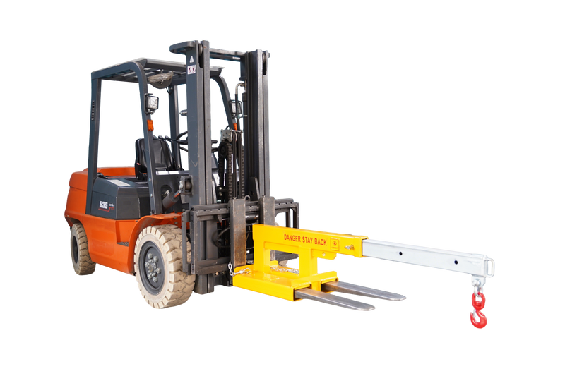 Laden Sie das Bild in Galerie -Viewer, Telescopic Forklift Jib Attachment Fixed Jib Short 2500Kg SWL
