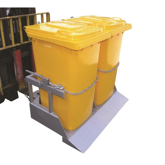Forklift Wheelie Bin Tipper for 240 Litre Plastic Wheelie Bins
