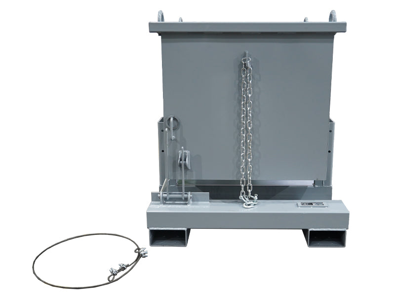 Laden Sie das Bild in Galerie -Viewer, Tipping Bin Attachment, Roll Over Forklift Bin
