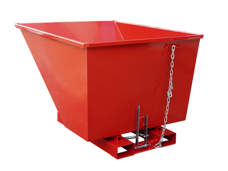 Laden Sie das Bild in Galerie -Viewer, Heavy Duty Steel Self-Dumping Hoppers, Tipping Bin
