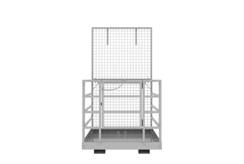 Laden Sie das Bild in Galerie -Viewer, Flat Pack Forklift Man Baskets, Lifting Safety Cage
