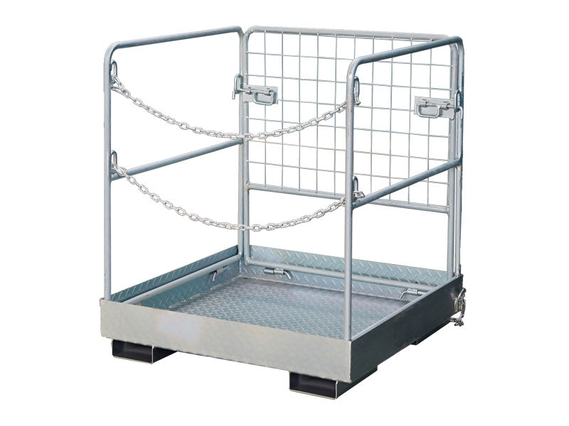 Laden Sie das Bild in Galerie -Viewer, 2 Person Pallet Forklift Platform Safety Cage 36"x36"
