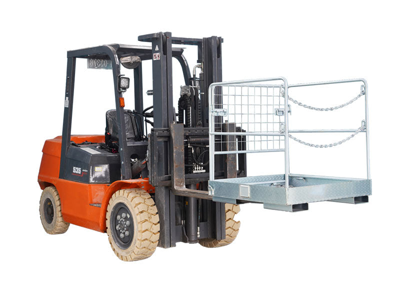 Laden Sie das Bild in Galerie -Viewer, 2 Person Pallet Forklift Platform Safety Cage 36"x36"
