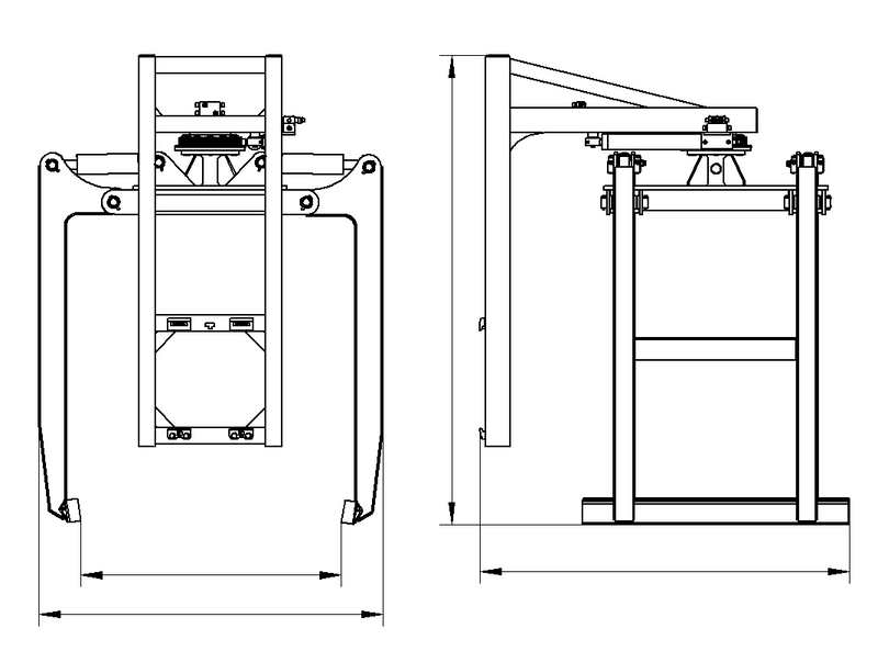 Laden Sie das Bild in Galerie -Viewer, Hydraulic Brick &amp; Block Clamp Attachment
