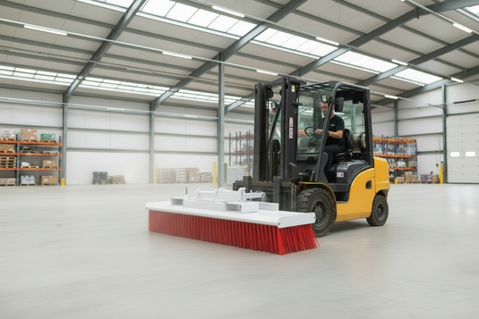Excavator Forklift Dual Use Push Broom Sweeper Attachment EALITA FE-EA-SW