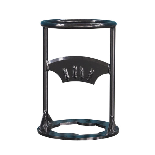 Cast Iron Kindling Cracker, Manual Firewood Splitter with Safety Ring for Fireplace and Campfire