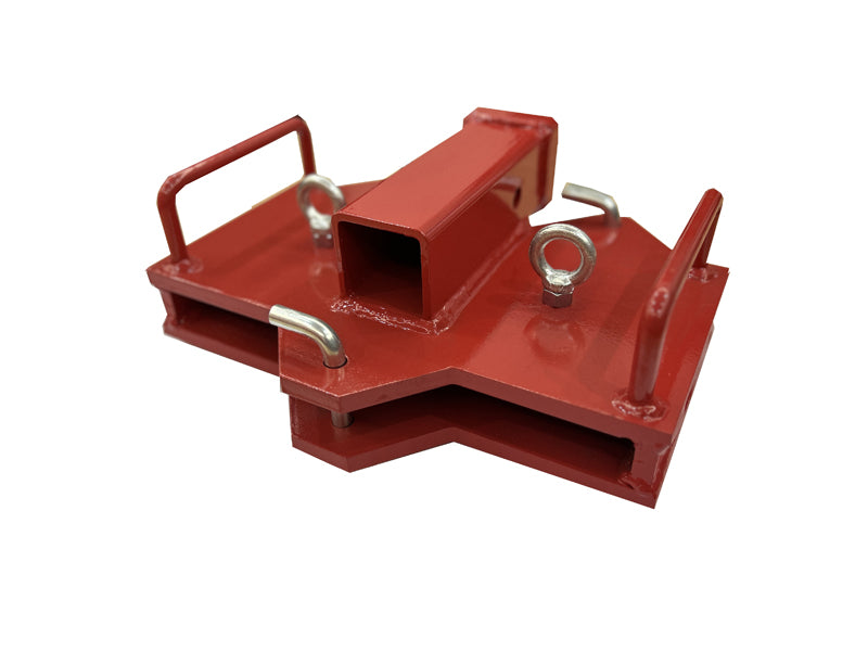 Load image into Gallery viewer, 2 Inch Pallet Fork Hitch Receiver, Dual Fork Trailer Hitch Adapter Class III and IV
