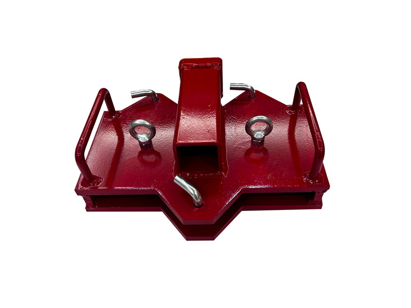 Load image into Gallery viewer, 2 Inch Pallet Fork Hitch Receiver, Dual Fork Trailer Hitch Adapter Class III and IV

