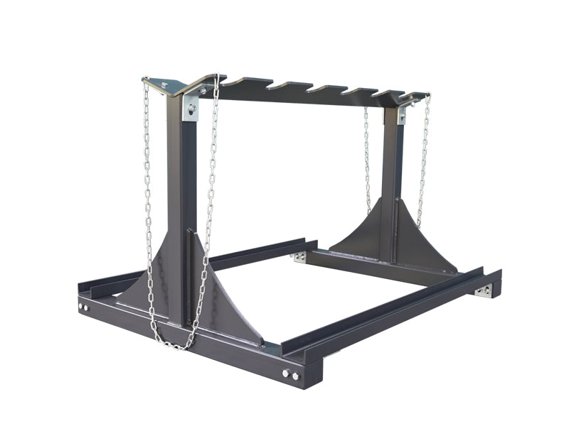 Load image into Gallery viewer, Heavy Duty Auger Storage Rack for Skid Steer – Holds 12
