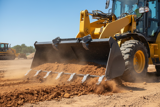Universal Bucket Tooth Bar, No-Drill Heavy Duty Digging Teeth Bar for Loader Tractor Excavator, 48 to 72 Inch