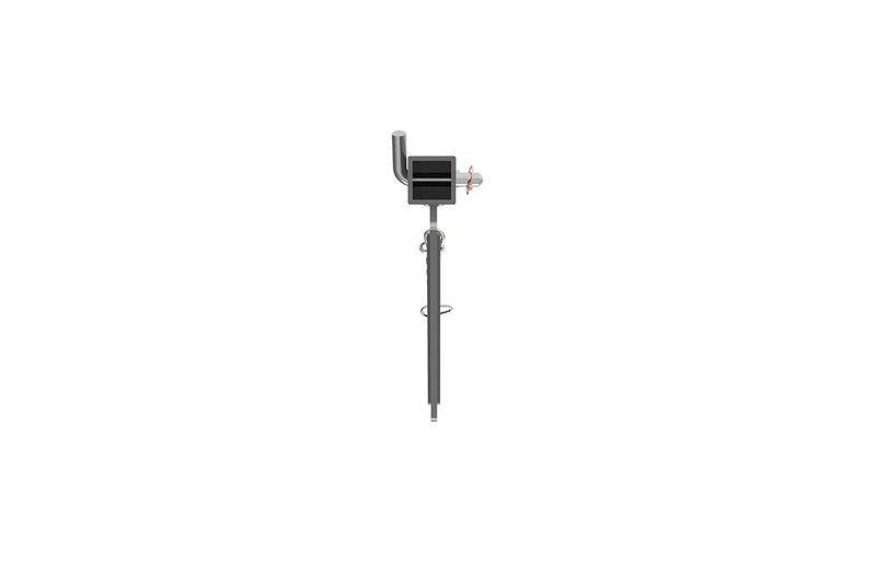 Indlæs billede i Gallery Viewer, Heavy Duty J Hook Lifting Attachment for Receiver Hitch, 1500 LB Capacity, Fits Pallet and Sheet Carrier, Security Chain Included
