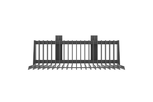 Heavy-Duty Telehandler Lift Rake and Push Rake Attachment for Manitou and JCB