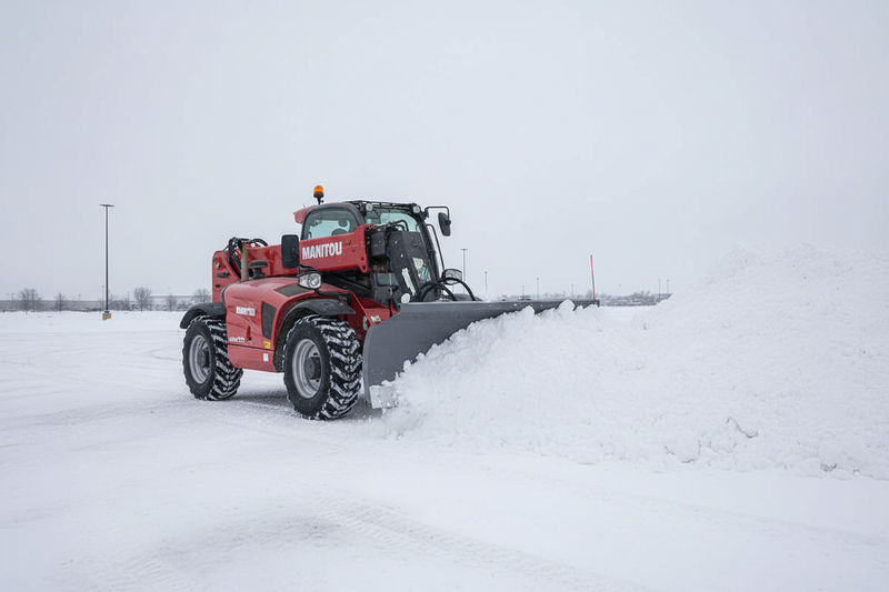 갤러리 뷰어에 이미지 로드, Skid Steer 2-in-1 Snow Plow Dozer Blade - Heavy Duty 72 Inch Combo for Tractors
