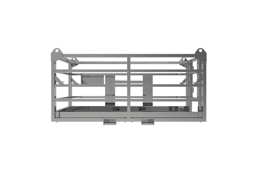 4 Person Personnel Cage for Manitou Telehandler, 500kg SWL Heavy-Duty Work Platform