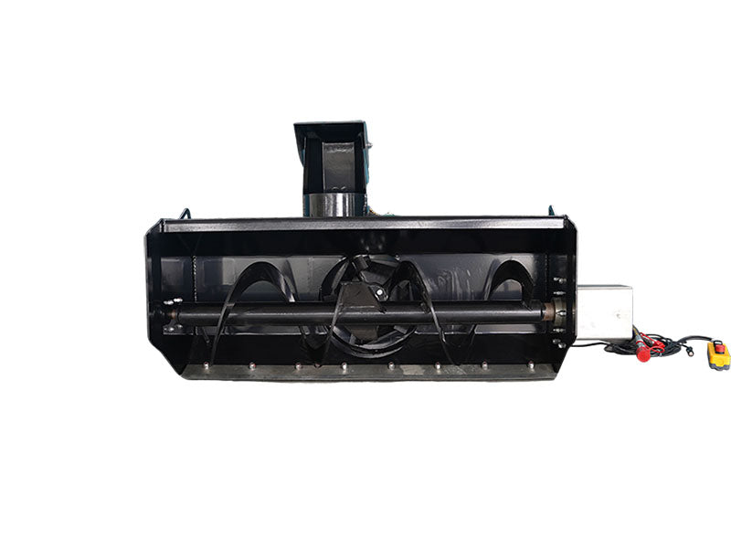 Chargez l'image dans la visionneuse de la galerie, Mini Skid Steer Hydraulic Snow Blower - 48 Inch Heavy Duty Auger Attachment No Shear Pins
