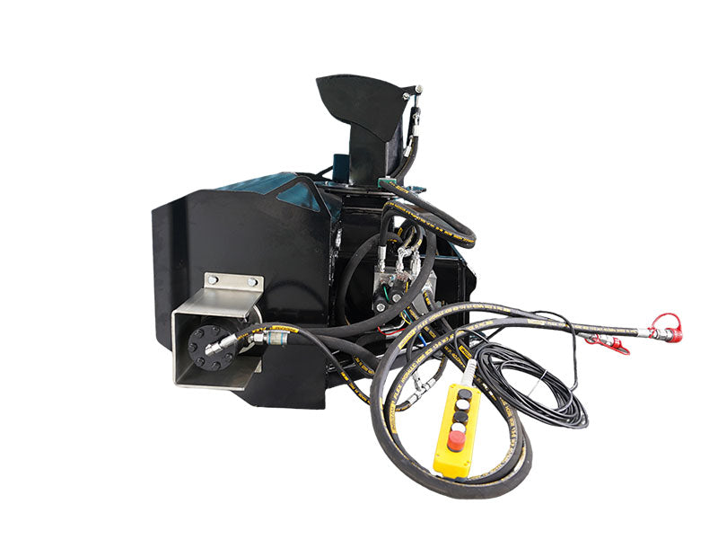 Chargez l'image dans la visionneuse de la galerie, Mini Skid Steer Hydraulic Snow Blower - 48 Inch Heavy Duty Auger Attachment No Shear Pins
