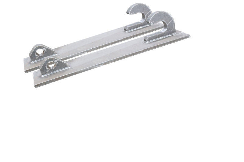 Carregue imagem no visualizador da galeriaWeld-On Hitch Bracket for JCB Manitou and Merlo, Front End Loader Attachment Conversion
