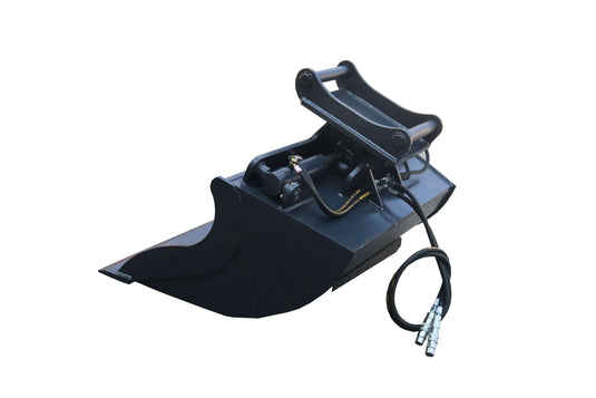 Excavator Attachment Hydraulic Tilt Grading Bucket one or two cylinder