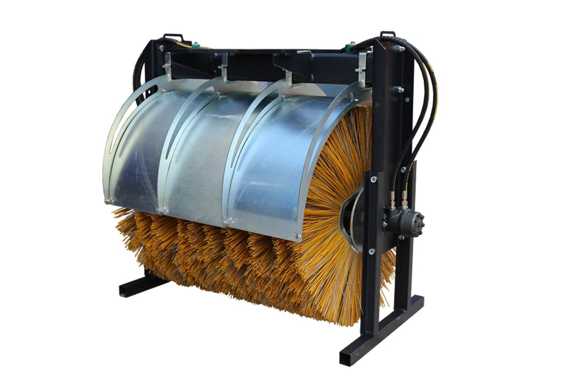 Indlæs billede i Gallery Viewer, Excavator Hydraulic Broom Sweeper Attachment  1–2.7m  2–14 Ton  Road Site Sweeper
