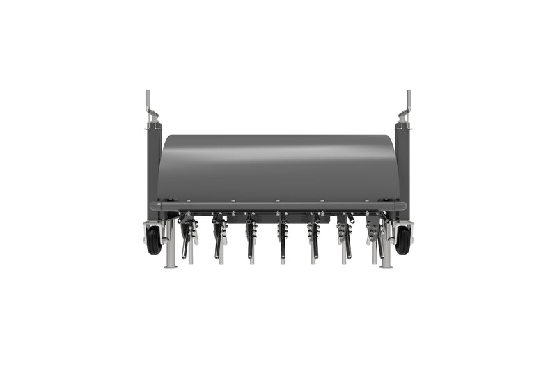 Load image into Gallery viewer, Mini Skid Steer Core Aerator 48 Inch Heavy Duty Lawn Turf Plug Aeration Attachment
