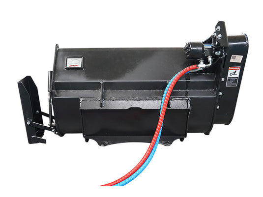 Mini Skid Steer Self Loading Concrete Mixer Bucket - 100L Hydraulic Discharge with Bag Breaker