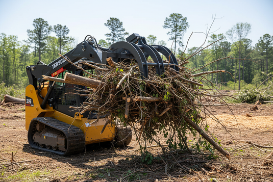 42 Inch Heavy Duty Mini Skid Steer Log Grapple Attachment