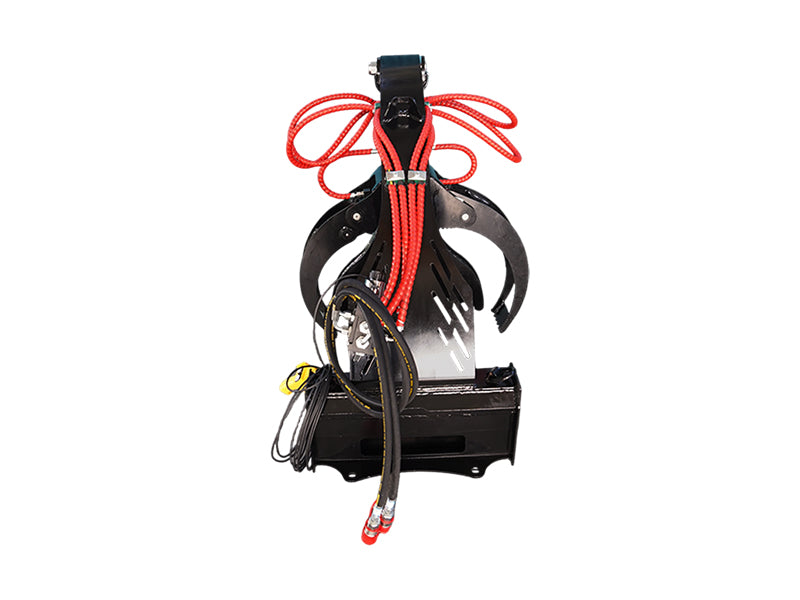 Load image into Gallery viewer, Mini Skid Steer Log Grapple Hydraulic Spring Centered Heavy Duty Wood Handling Attachment
