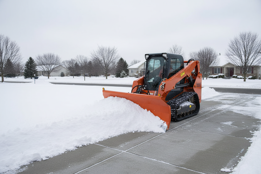 48 Inch Mini Skid Steer Snow Dozer Blade Attachment