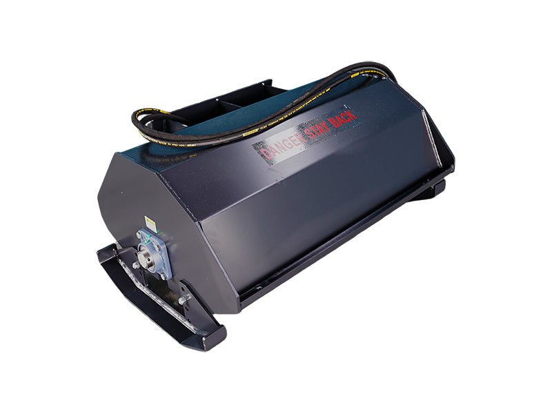 Load image into Gallery viewer, Mini Skid Steer 44'' Hydraulic Rototiller, Rotary Tiller Attachments
