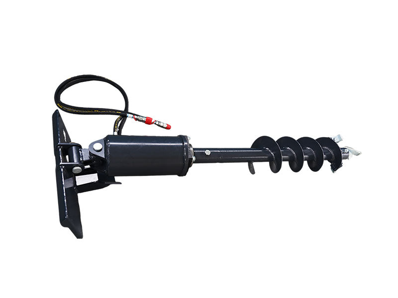 Load image into Gallery viewer, Mini Skid Steer Hydraulic Auger Attachment - 9 Inch Planetary Drive Post Hole Digger
