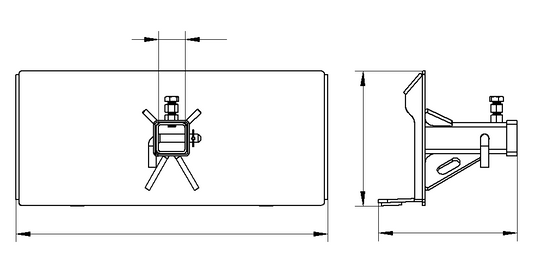 Mini Skid Steer 2 Inch Trailer Receiver Hitch Attachment MP600