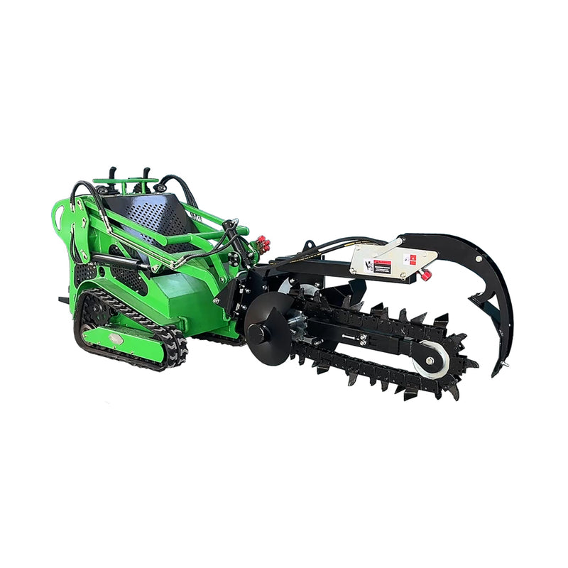 Indlæs billede i Gallery Viewer, Mini Skid Steer Trencher Attachment 36 Inch Adjustable Depth Hydraulic Irrigation Pipe Laying

