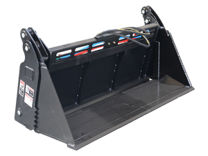 Construction Attachments 4 in 1 Skid Steer Low Profile Extended Bottom Bucket