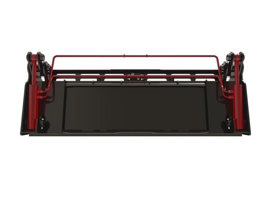 Skid Steer Attachments 4 in 1 Bucket with Teeth Low Profile Extended Bottom Bucket