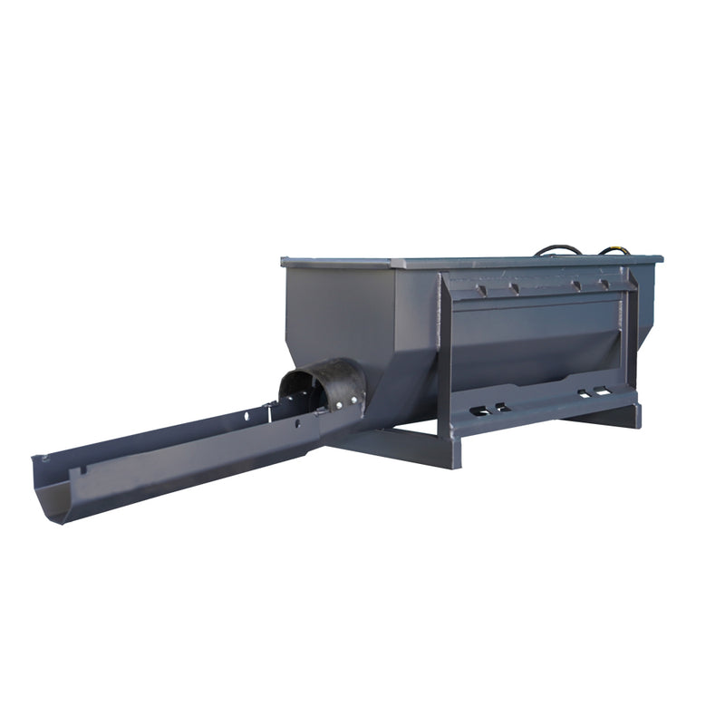 Indlæs billede i Gallery Viewer, Skid Steer Auger Bucket, Mix and Dispense Concrete, Feed, and Agricultural Grains, 68.5 Inch
