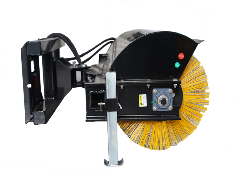 Load image into Gallery viewer, 72" Wide Skid Steer Angle Rotary Broom,Sweepster
