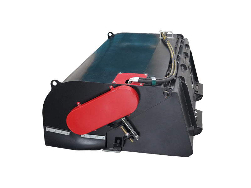 Load image into Gallery viewer, Skid Steer Hydraulic Box Broom Sweeper Bucket Bidirectional 72 83 Inch Quick Change Brush S-BB
